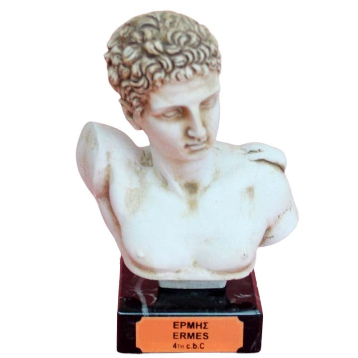 Hermes Bust - The Messenger of the Gods - Mercury - God of Trade Wealth Luck