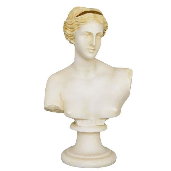 Aphrodite Small Aged Bust - Goddess Of Love Beauty Fertility - Venus