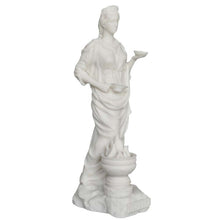 Load image into Gallery viewer, Hestia Alabaster statue - Greek Goddess of the Family and the State
