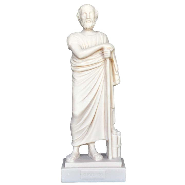 Homer Statue - Epic Poet - ILIAD - ODYSSEY - Omiros – Talos Artifacts