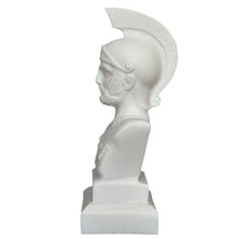 Load image into Gallery viewer, Ares God of war small Alabaster bust - Greek God of Olympus - Spirit of Battle
