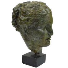 Load image into Gallery viewer, Hygieia Bronze Head - Goddess of Health Healing and Weelbeing - Athens Museum
