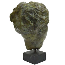 Load image into Gallery viewer, Hygieia Bronze Head - Goddess of Health Healing and Weelbeing - Athens Museum
