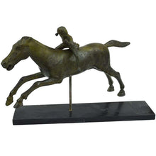 Load image into Gallery viewer, Jockey of Artemision pure bronze sculpture - Athens museum reproduction statue
