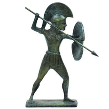 Load image into Gallery viewer, King Achilles Bronze Figurine - Ancient Greek Warrior - Homer iliad - Trojan War
