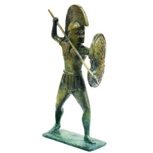 Load image into Gallery viewer, King Achilles Bronze Figurine - Ancient Greek Warrior - Homer iliad - Trojan War
