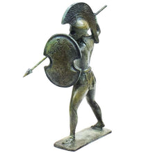 Load image into Gallery viewer, King Achilles Bronze Figurine - Ancient Greek Warrior - Homer iliad - Trojan War
