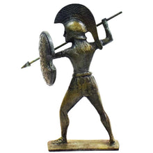 Load image into Gallery viewer, King Achilles Bronze Figurine - Ancient Greek Warrior - Homer iliad - Trojan War
