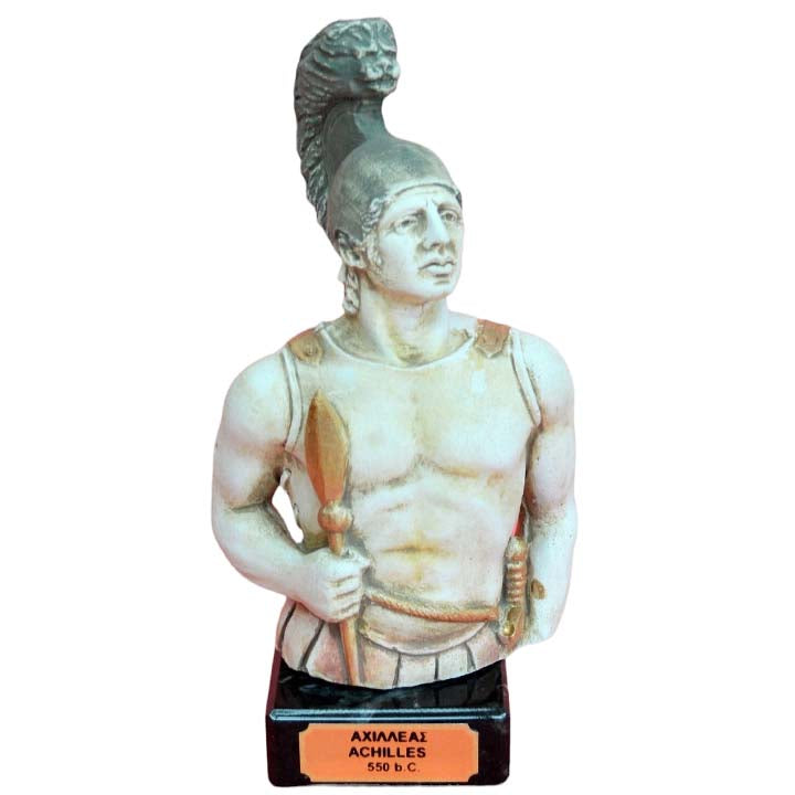 King Achilles figurine statue - Ancient Greek Warrior - Homer iliad - Trojan War