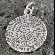 Load image into Gallery viewer, Phaistos Disk Quality Pendant - Sterling Silver - Ancient Greece
