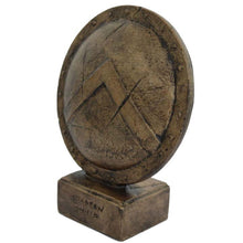 Load image into Gallery viewer, King Leonidas shield small sculpture - Spartans Ultimate Warriors Thermopylae
