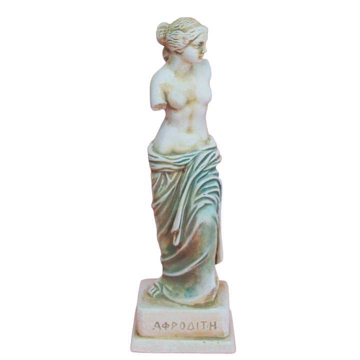 Aphrodite Venus de Milo small figurine statue - Goddess of Love Beauty Fertility