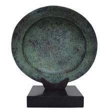 Load image into Gallery viewer, Bronze mini shield with Wild Boar and Greek Meander Design
