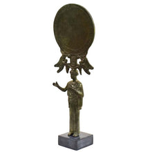 Load image into Gallery viewer, Bronze Mirror Aphrodite and Eros figurine sculpture - Museum Replica
