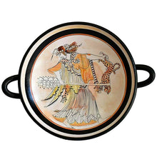 Load image into Gallery viewer, Maenad Carrying a Thyrsus and a Leopard - Attic Figure Kylix - Staatliche Museum
