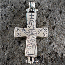 Load image into Gallery viewer, Byzantine Reliquary Silver 925 Cross - East Roman Empire
