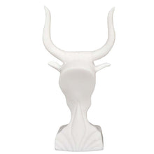 Load image into Gallery viewer, Minoan Bull Small Head Alabaster Sculpture Statue - Minoan Art - Knossos Palace
