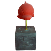 Load image into Gallery viewer, Minoan Dolphin Red figurine - Casting stone - Ancient and Modern Abstract Art
