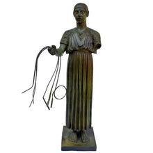 Load image into Gallery viewer, Charioteer of Delphi bronze statue sculpture - Delphi museum replica - Heniokhos
