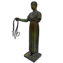 Load image into Gallery viewer, Charioteer of Delphi bronze statue sculpture - Delphi museum replica - Heniokhos
