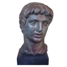 Load image into Gallery viewer, Apollo Head Bust - Bronze color effect - Olympian God of light sun music poetry
