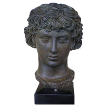 Load image into Gallery viewer, Antinous Bust with Bronze color effect - Ancient Rome Emperor Hadrian favorite
