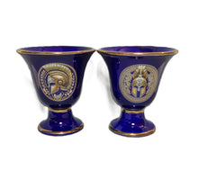 Load image into Gallery viewer, Spartan Helmet Design Pythagorean 2 cups high quality blue set
