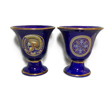 Load image into Gallery viewer, Spartan Helmet Design Pythagorean 2 cups high quality blue set
