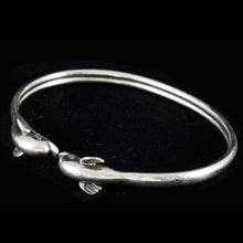 Load image into Gallery viewer, Dolphins Silver Bracelet - Ancient Greece
