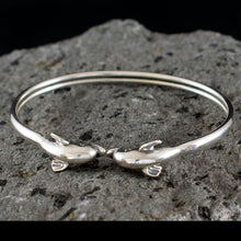 Load image into Gallery viewer, Dolphins Silver Bracelet - Ancient Greece
