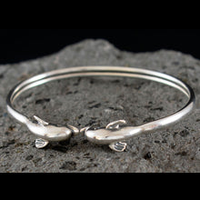 Load image into Gallery viewer, Dolphins Silver Bracelet - Ancient Greece
