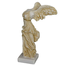 Load image into Gallery viewer, Nike of Samothrace Alabaster aged sculpture - Winged Victory - Louvre Museum
