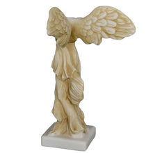 Load image into Gallery viewer, Nike of Samothrace Alabaster aged sculpture - Winged Victory - Louvre Museum
