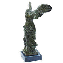 Load image into Gallery viewer, Nike of Samothrace Bronze statue sculpture - Winged Goddess of Victory
