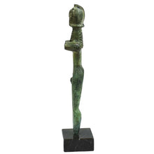 Load image into Gallery viewer, Charioteer of Delphi miniature bronze sculpture - Geometric Period Museum item
