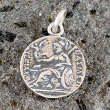 Load image into Gallery viewer, Alexander The Great small silver coin pendant - Macedonia King
