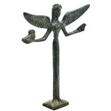 Load image into Gallery viewer, Nike Winged Goddess of Victory mini bronze statue - Daughter of Titan Pallas Styx
