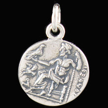 Load image into Gallery viewer, Alexander The Great Hercules Small Silver Coin Pendant - Macedonia Vergina King
