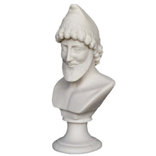 Load image into Gallery viewer, Odysseus King of Ithaca Alabaster Bust - Odyssey iliad Homer hero - Trojan War
