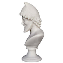 Load image into Gallery viewer, Odysseus King of Ithaca Alabaster Bust - Odyssey iliad Homer hero - Trojan War
