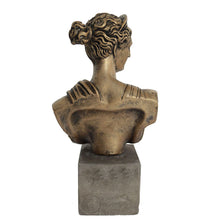 Load image into Gallery viewer, Artemis Goddess of Hunt bust sculpture - Diana Mistress of Animals
