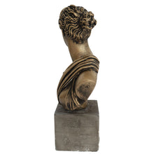 Load image into Gallery viewer, Artemis Goddess of Hunt bust sculpture - Diana Mistress of Animals
