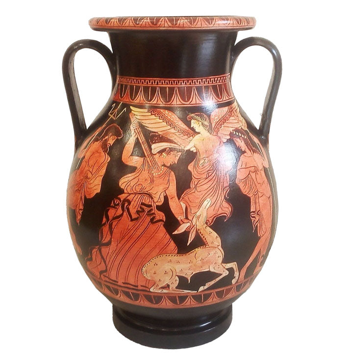 Artemis Hunting - Red Figure Pelike Vase - Apollo Poseidon Nike - Trojan War