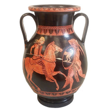 Load image into Gallery viewer, Artemis Hunting - Red Figure Pelike Vase - Apollo Poseidon Nike - Trojan War
