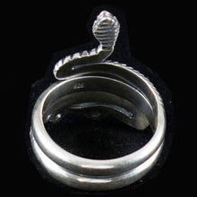 Load image into Gallery viewer, Minoan Snake Silver Ring Size Us 8 - Crete
