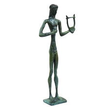 Load image into Gallery viewer, Apollo bronze statue sculpture - God of light sun music poetry prophecy
