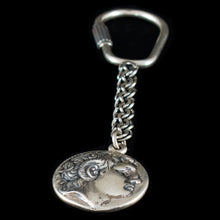 Load image into Gallery viewer, Alexander The Great Lysimachos Silver Keychain - Macedonia - Vergina King
