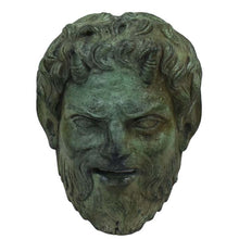 Load image into Gallery viewer, Pan pure bronze small Mask - God of Wild - Ancient Greece - Panas - Dionysus
