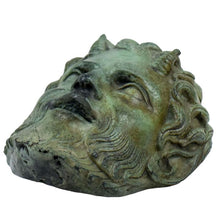 Load image into Gallery viewer, Pan pure bronze small Mask - God of Wild - Ancient Greece - Panas - Dionysus
