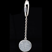 Load image into Gallery viewer, Phaistos Disk Quality Keychain - Sterling Silver - Ancient Minoan Crete
